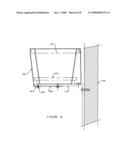 Universal storm resistant adjustable planter box hanger diagram and image