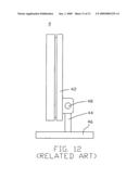 Display device having rotating apparatus for display panel diagram and image