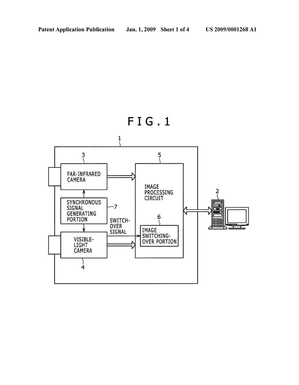 IMAGE PICKUP APPARATUS AND A SWITCHING-OVER METHOD FOR THE SAME - diagram, schematic, and image 02