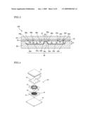 MEMS DEVICE FORMED INSIDE HERMETIC CHAMBER HAVING GETTER FILM diagram and image