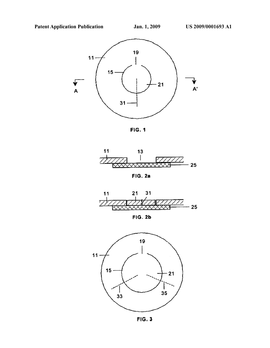 Protection cover of the bag ventilation orifice of an airbag module - diagram, schematic, and image 02