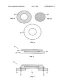 Sealing patch for the ventilation hole of a non-siliconized cushion of an airbag module diagram and image