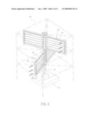 VERTICAL AXIS WINDMILL WITH WINGLETTED AIR-TILTABLE BLADES diagram and image