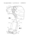 VEHICLE SEAT UMBRELLA HOLDER diagram and image