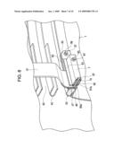 MOUNTING STRUCTURE FOR VEHICLE CRASH SENSOR diagram and image