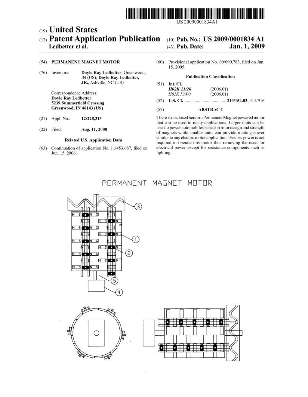 Permanent magnet motor - diagram, schematic, and image 01