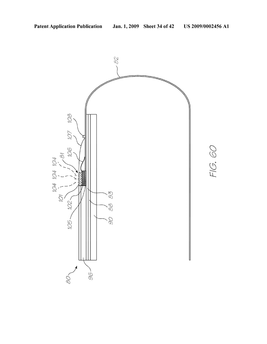 Inkjet Printhead Having High Areal Inkjet Nozzle Density - diagram, schematic, and image 35