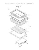 Liquid crystal display device diagram and image