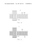 Liquid crystal panel having concaves for holding spacers diagram and image