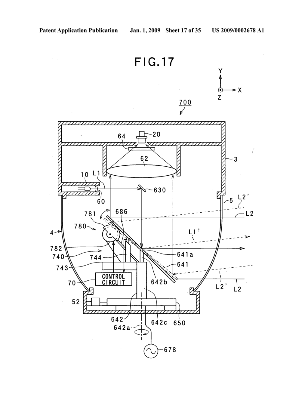 Laser radar apparatus for three-dimensional detection of objects - diagram, schematic, and image 18