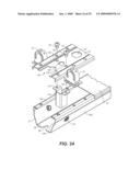 Linear lighting system having a spinal structure and an optical system separately installable thereon diagram and image