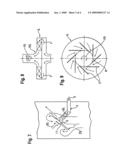 Method and Apparatus for Mixing a Gaseous Fluid With a Large Gas Stream, Especially for Introducing a Reducing Agent Into a Flue Gas That Contains Nitrogen Oxides diagram and image