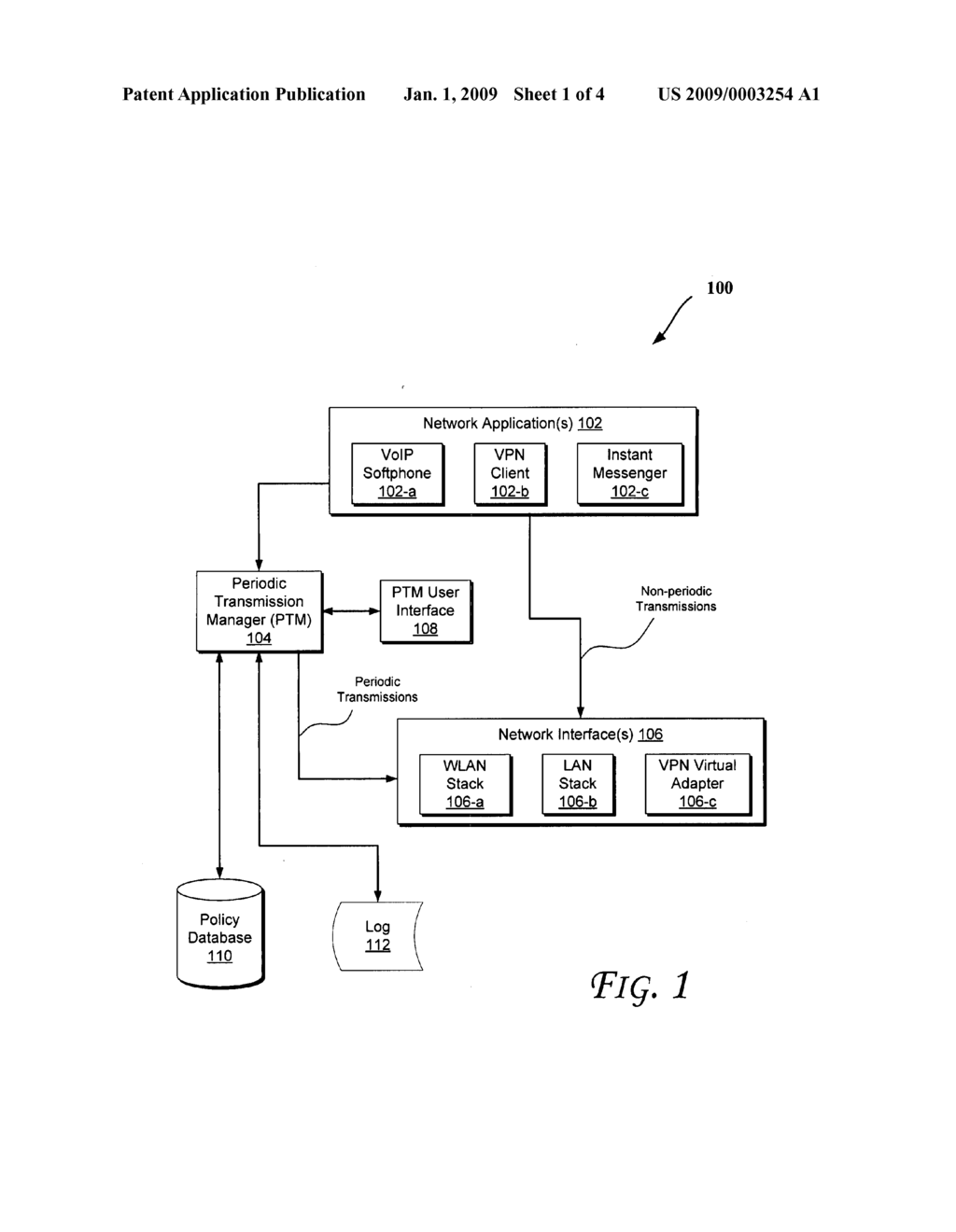 Power management of periodic transmissions from networking applications - diagram, schematic, and image 02