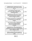 Method and apparatus for thickness compensation in mammographic images diagram and image