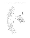 DEVICE FOR COOLING SLOTS OF A TURBOMACHINE ROTOR DISK diagram and image