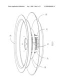 Ceiling lighting fixture with UV-C air sterilization diagram and image