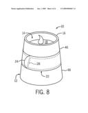 CANDLE WITH REMOVABLE SEAL FOR DISPENSING AIR TREATMENT CHEMICAL diagram and image