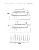 METHOD FOR PRODUCING A MATRIX FOR DETECTING ELECTROMAGNETIC RADIATION AND METHOD FOR REPLACING AN ELEMENTARY MODULE OF SUCH A DETECTION MATRIX diagram and image