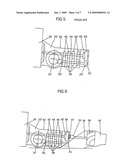 Power train for an amphibious vehicle diagram and image