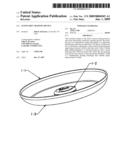 Flying disc training device diagram and image