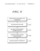 System and method for providing game on network diagram and image