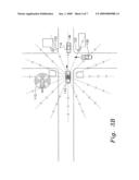 Vehicle pursuit caution light diagram and image