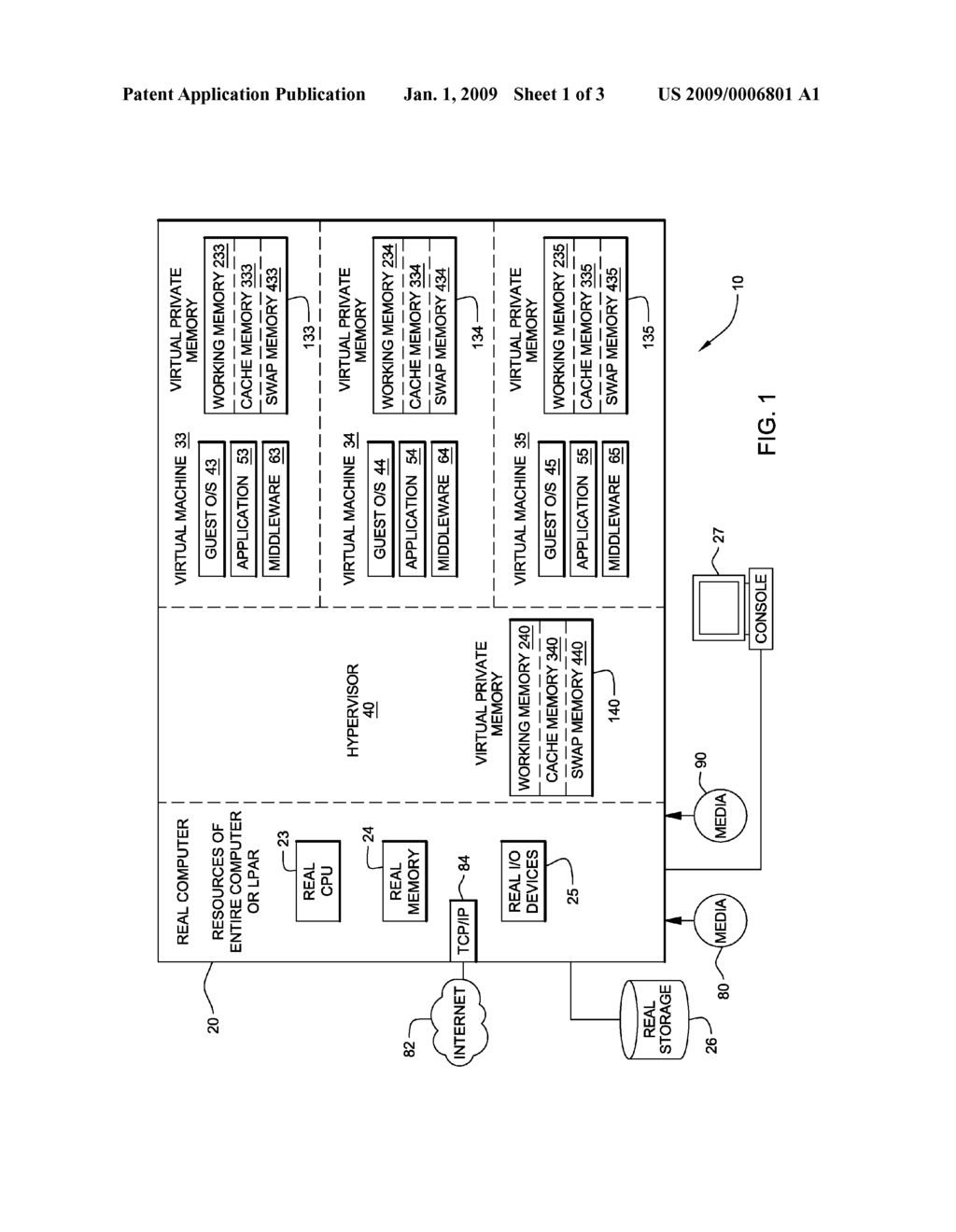 SYSTEM, METHOD AND PROGRAM TO MANAGE MEMORY OF A VIRTUAL MACHINE - diagram, schematic, and image 02