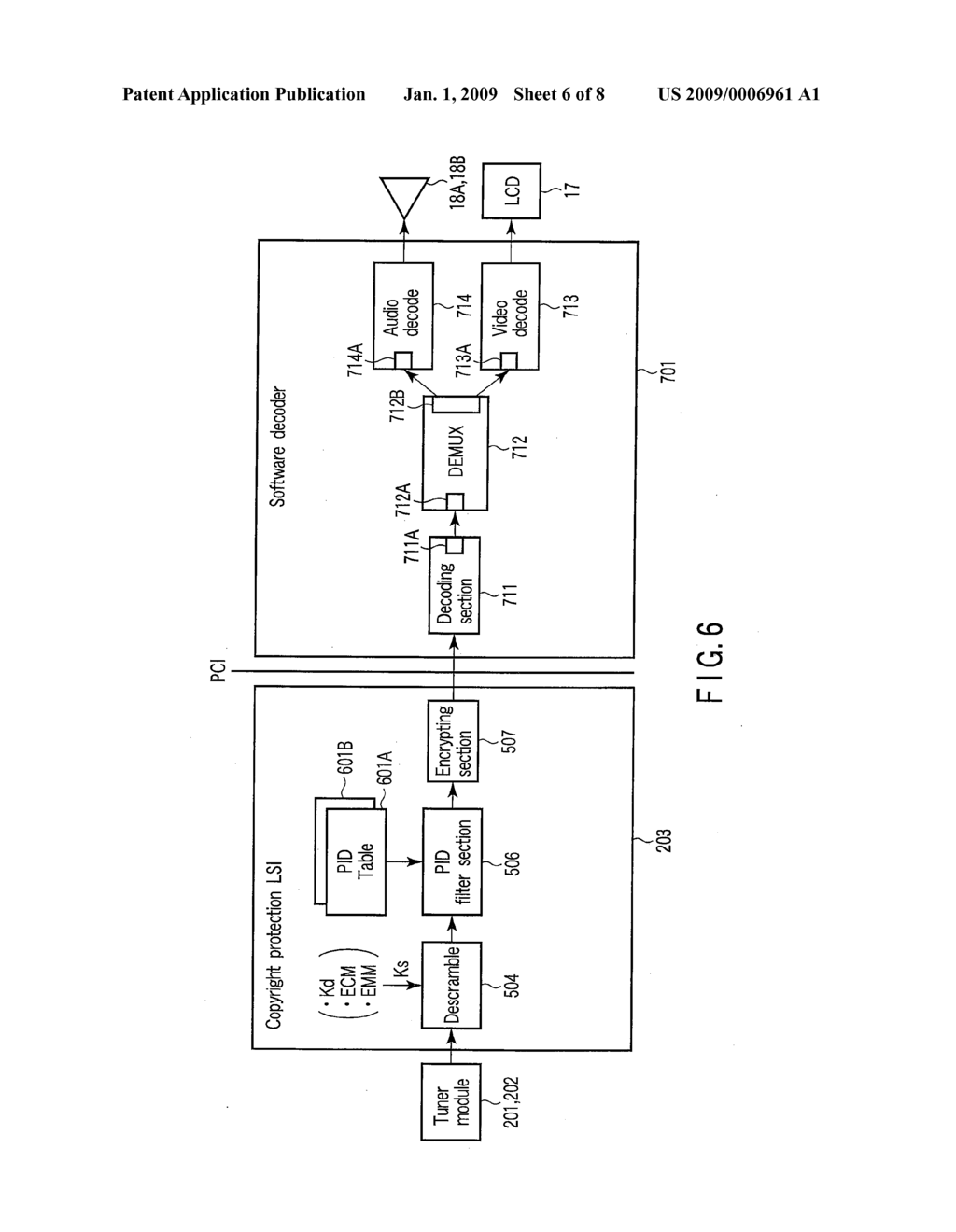 INFORMATION PROCESSING APPARATUS AND VIDEO AND AUDIO INFORMATION PROTECTING METHOD - diagram, schematic, and image 07