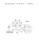 Method and apparatus for sharing media files among network nodes with respect to available bandwidths diagram and image