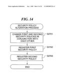 INFORMATION PROCESSING APPARATUS, INFORMATION MANAGEMENT METHOD, AND STORAGE MEDIUM THEREFOR diagram and image