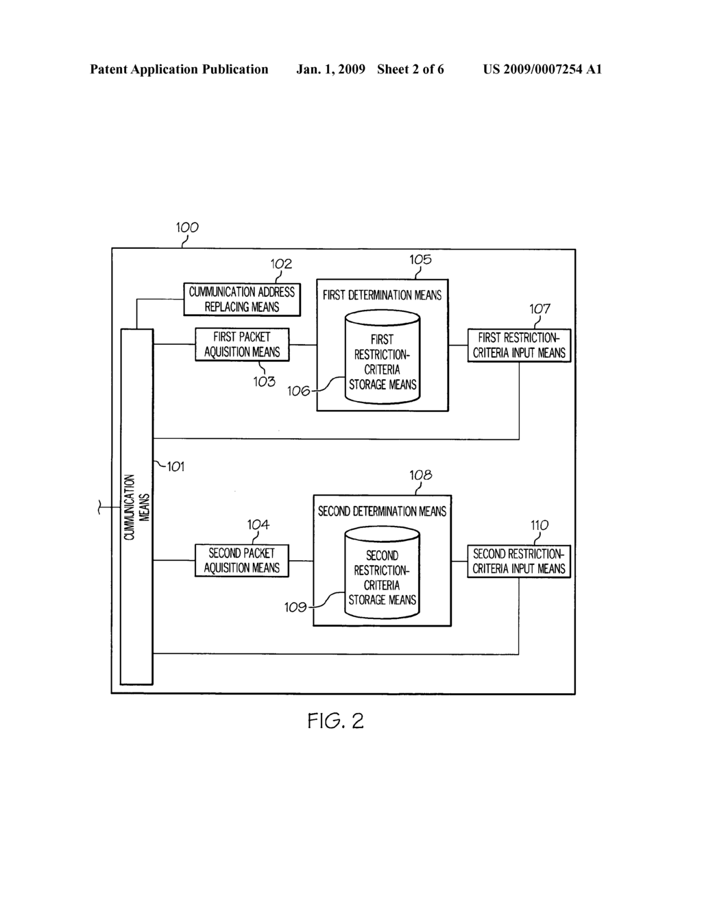 RESTRICTING COMMUNICATION SERVICE - diagram, schematic, and image 03