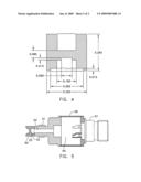 High pressure transducer having an H shaped cross-section diagram and image