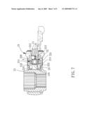 FIXING STRUCTURE OF DIRECTION SWITCH BUTTON FOR REVERSIBLE WRENCH diagram and image