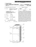 RIB PLATE TYPE HEAT EXCHANGER diagram and image