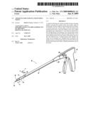 Apparatus for stapling and incising tissue diagram and image