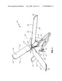 Rotary-wing miniature gyro helicopter diagram and image