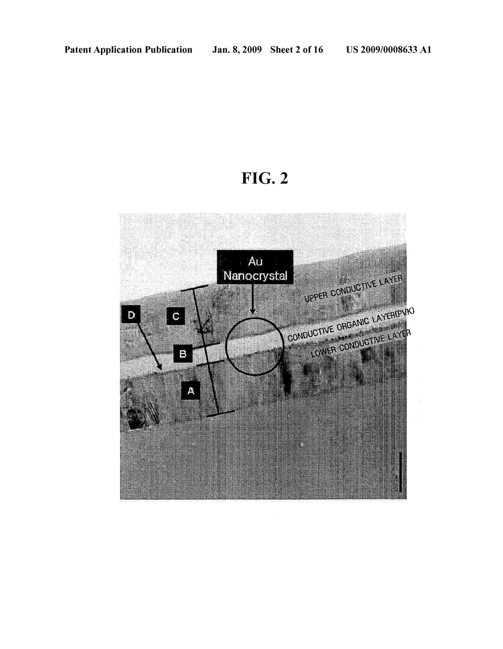 NONVOLATILE MEMORY DEVICE USING CONDUCTIVE ORGANIC POLYMER HAVING NANOCRYSTALS EMBEDDED THEREIN AND METHOD OF MANUFACTURING THE NONVLATILE MEMORY DEVICE - diagram, schematic, and image 03