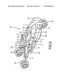 Foldable Three-Wheel Stroller diagram and image