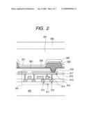 ORGANIC EL DISPLAY APPARATUS AND METHOD OF MANUFACTURING THE SAME diagram and image