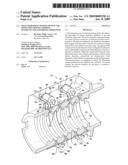 SELF-ENERGIZING SENSING DEVICE FOR DETECTING MOVING FERROUS ELEMENTS AND ASSEMBLIES THEREWITH diagram and image