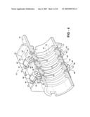 SELF-ENERGIZING SENSING DEVICE FOR DETECTING MOVING FERROUS ELEMENTS AND ASSEMBLIES THEREWITH diagram and image