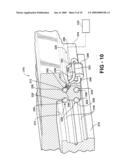 SELF-ENERGIZING SENSING DEVICE FOR DETECTING MOVING FERROUS ELEMENTS AND ASSEMBLIES THEREWITH diagram and image