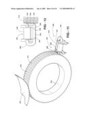 SELF-ENERGIZING SENSING DEVICE FOR DETECTING MOVING FERROUS ELEMENTS AND ASSEMBLIES THEREWITH diagram and image