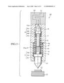 Microcontactor probe assembly having a plunger and electric probe module using the same diagram and image