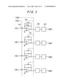 Display device with touch panel diagram and image