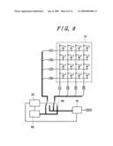 Display device with touch panel diagram and image