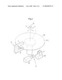 METHOD FOR DETECTING POSITION OF DEFECT ON SEMICONDUCTOR WAFER diagram and image