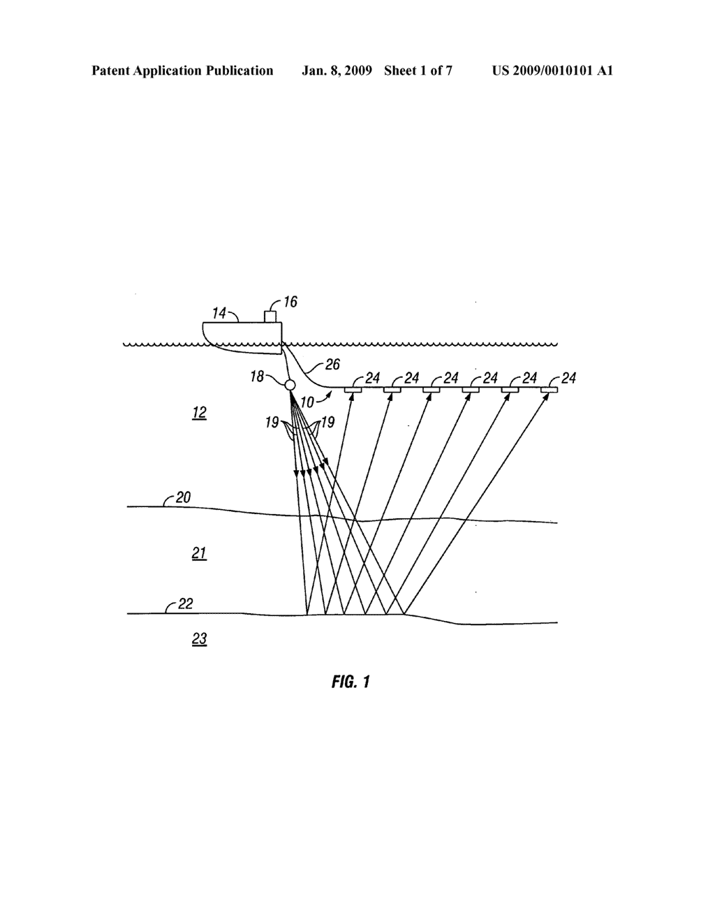 Seismic streamer having longitudinally symmetrically sensitive sensors to reduce effects of longitudinally traveling waves - diagram, schematic, and image 02