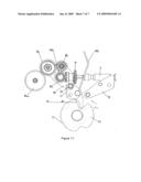 TIMEPIECE PROVIDED WITH A DEVICE FOR CONTROLLING FUNCTIONS AND/OR TIME INDICATIONS diagram and image