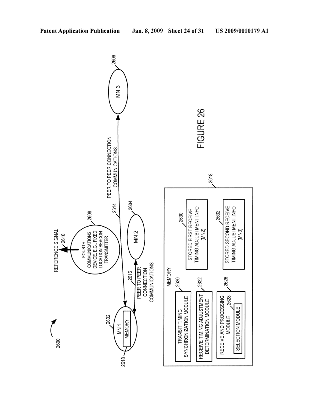 METHODS AND APPARATUS SUPPORTING TRAFFIC SIGNALING IN PEER TO PEER COMMUNICATIONS - diagram, schematic, and image 25